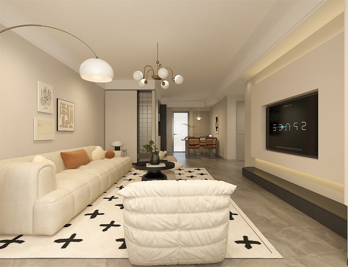 吉泰曦閱117㎡ | 清清淡淡的軟糯的奶油風