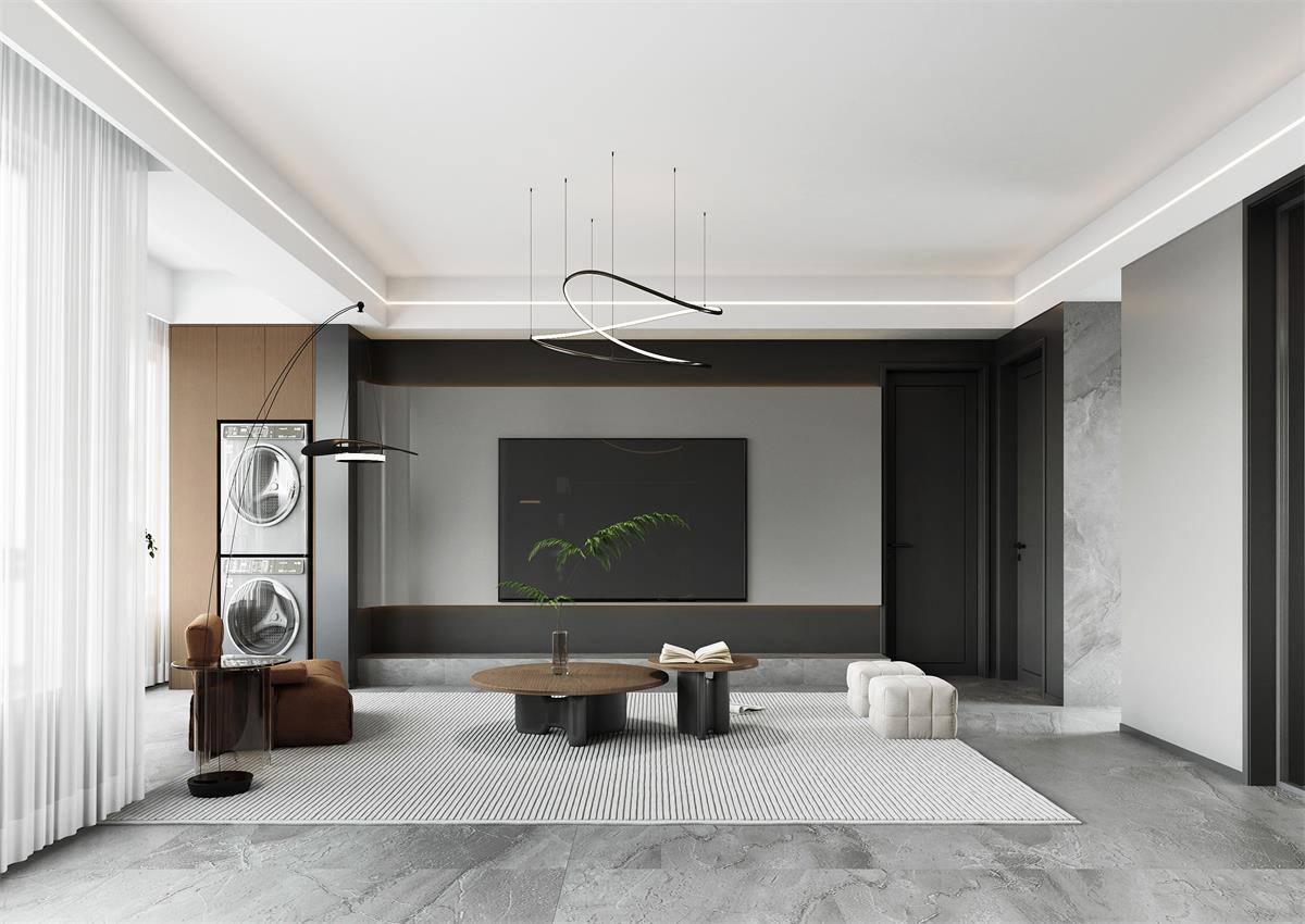 國府壹號| 驚艷！147㎡黑色簡約家，又A又颯高級感直接拉滿