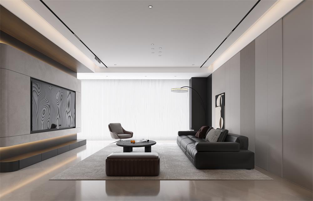 中海華樾133㎡ | 看不膩的「黑白極簡」王炸組合！高級(jí)感原地封神！