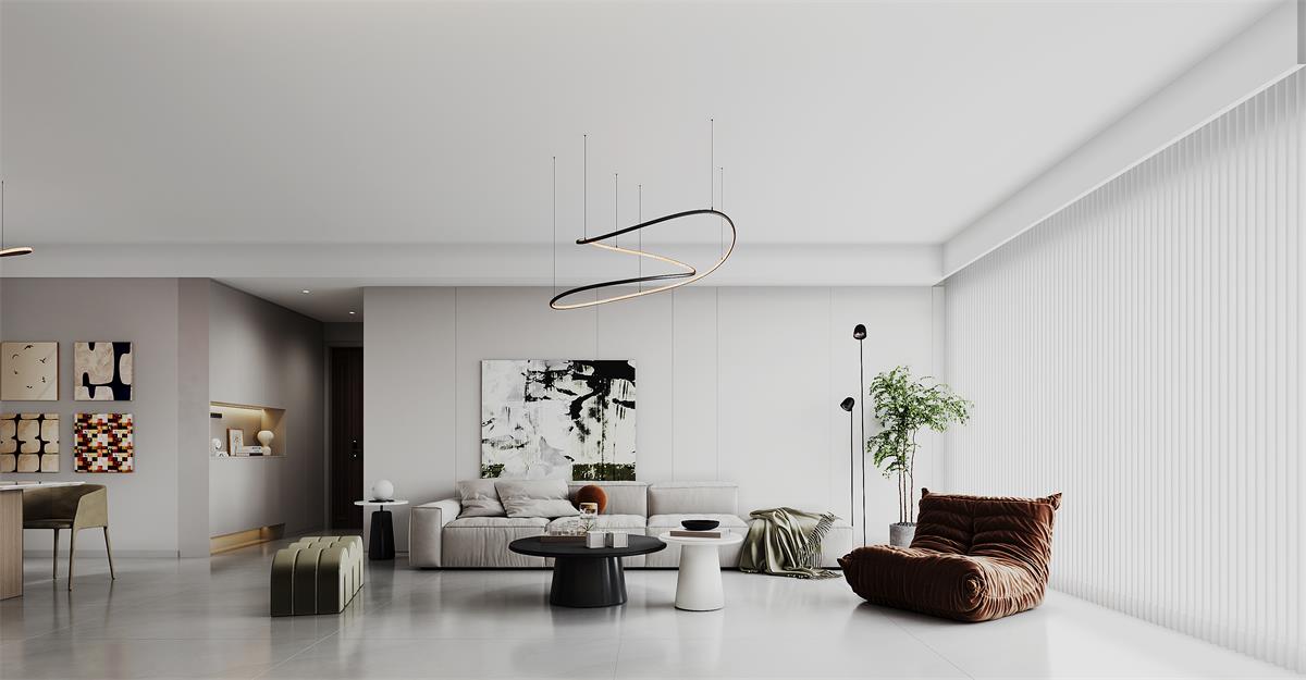 寧房云筑129㎡ | 裝修的盡頭原來(lái)是極簡(jiǎn)！家越簡(jiǎn)單越高級(jí)~