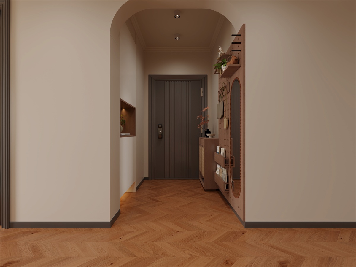 閱海萬家110㎡ | 奇葩戶型爆改中古風(fēng)治愈美家！推門第一眼就驚艷！