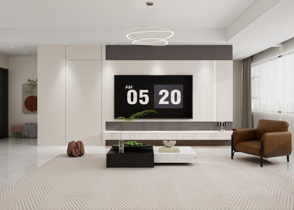 玉庭華府 | 135㎡現(xiàn)代簡(jiǎn)約風(fēng)，給生活做減法，舒適加倍！