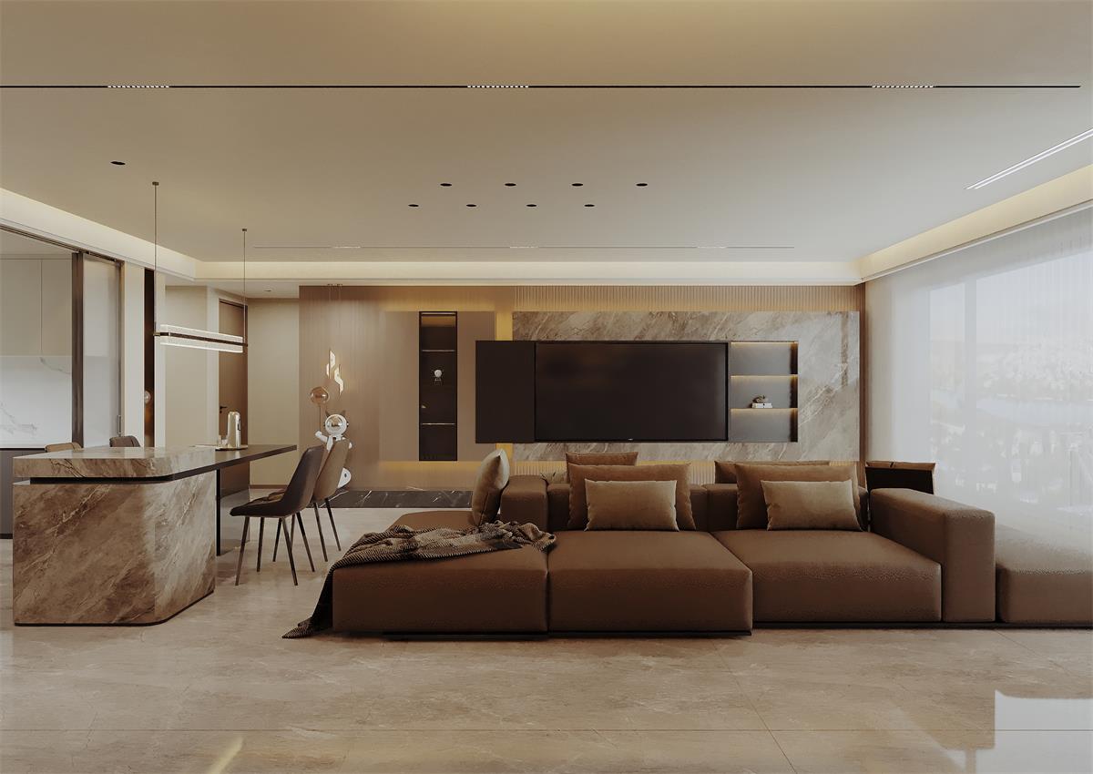 中恒央御143㎡ | 朋友說：品味不錯哦！你家意式輕奢風(fēng)顯貴又好看