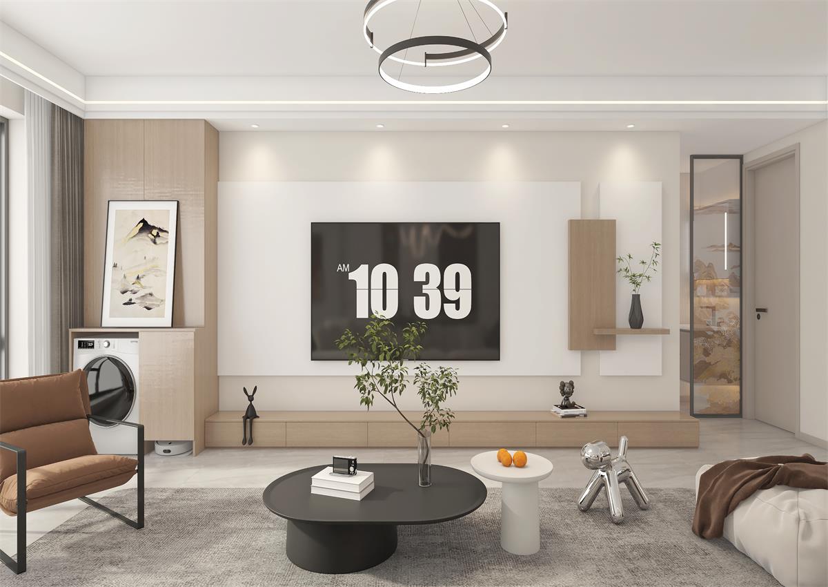 紫辰府128㎡ | 『奶油風(fēng)』不是刷個大白墻！溫馨、顯大、好打理才是核心！