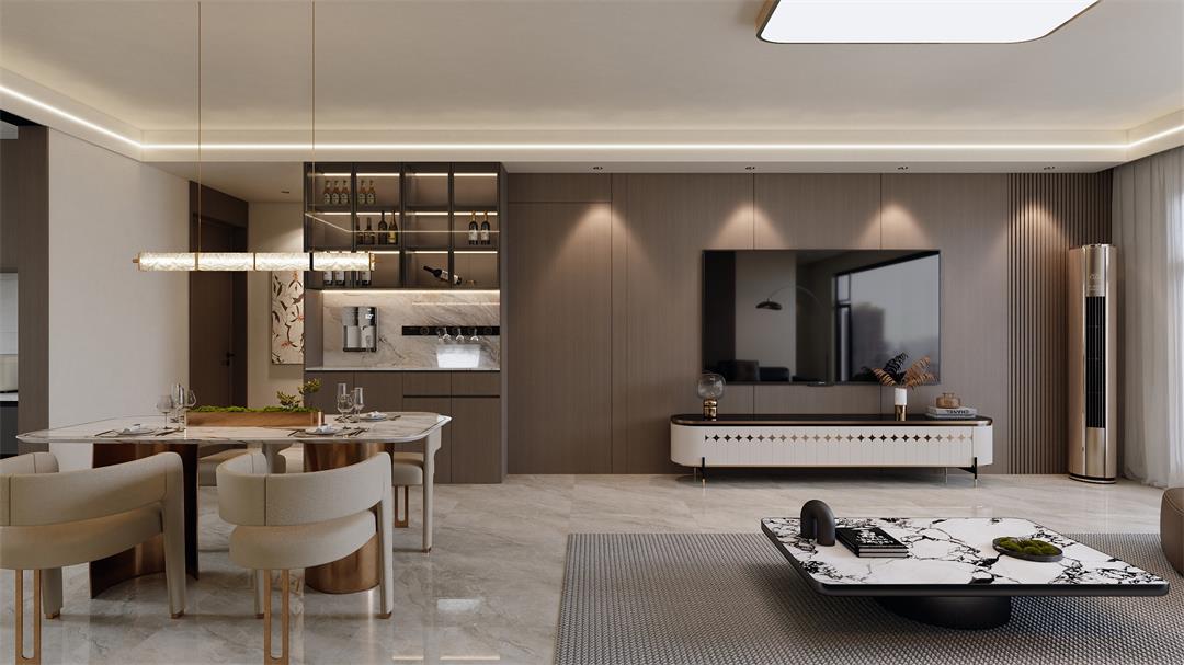 中海觀園132㎡ | 拯救審美疲勞！暖棕意式風的家，溫暖又松弛